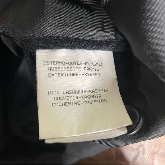 Ermenegildo Zegna 100% Cashmere Bomber Jacket Full Zip Up Black Men’s Size XL - Picture 9 of 10